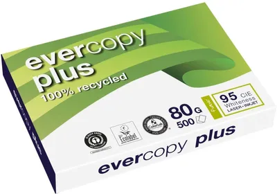 Produktbild von Multifunktionspapier evercopy plus RC A3 420x297mm 80g/qm weiß VE=5x500 Blatt