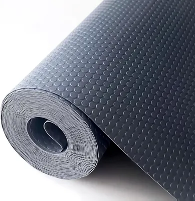 Produktbild von Schubladenmatte 60x600cm, Antirutschmatten küche, Kühlschrankmatten zuschneidbar aus Eva, Grau