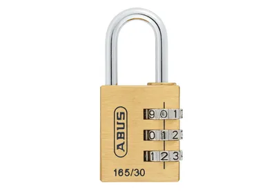 Produktbild von ABUS Zahlenschloss 165/30 - Kofferschloss, Vorhängeschloss aus Messing