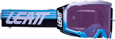 Produktbild von Velocity 5.5 Iriz Goggle Aqua Purple 78% - Farbe Blau/Weiss/Schwarz Verspiegelte Gläser Lila