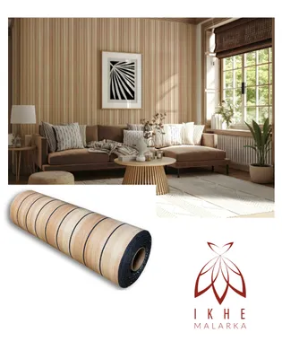 Immagine prodotto di Carta da parati in schiuma Stecche decorative autoadesive - rotolo - aspetto legno - schiuma PE + laminato PVC, imitazione legno (1 rotolo), 40 x 300 cm, spessore: 2,8 mm, 1,2 m² R01