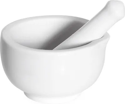 Zdjęcie produktu dla Moździerz do przypraw ceramiczny biały