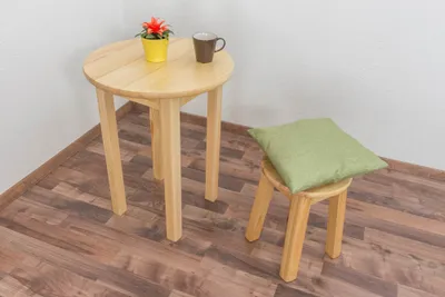 Produktbild von Tisch rund 60 cm Holz