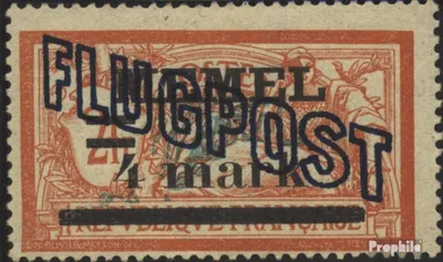 Produktbild von Briefmarken Memelgebiet 1921 Mi 46y gestempelt Flugpost-Aufdruck