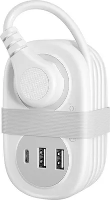 Obrázek produktu pro INF Přenosná cestovní prodlužovací zásuvka se 2 zásuvkami, 3 USB porty