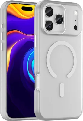 Produktbild von Mobigear Shockproof iPhone 17 Pro Max MagSafe Hülle Hardcase Backcover - Weiß