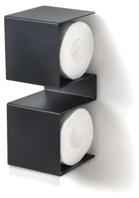 Productafbeelding van VDN Stainless Wc rolhouder en reserverolhouder zwart