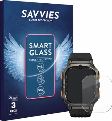 Produktbild von 3x Savvies Schutzglas Folie für Kospet Tank M3 Ultra 9H Panzer Schutzfolie Glas Displayschutz klar transparent