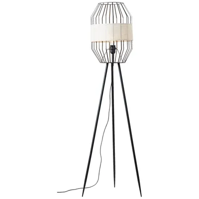 Produktbild von dekorative Dreibein-Lampe - Stehlampe im Nature-Style mit Fußschalter