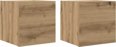 Obrázek produktu pro vidaXL TV nástěnné skříňky 2 ks. Dub Artisan 30,5x30x30 cm