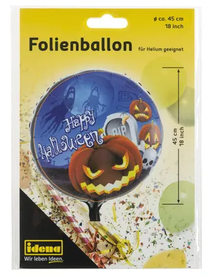 Obrázek produktu pro Folienballon Halloween ,45cm, rund