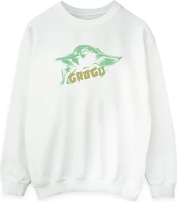 Produktbild von Star Wars - "The Mandalorian The Child" Sweatshirt für Damen BI39500 (L) (Weiß)