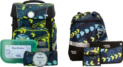 Produktbild von School Mood Champion Maxx Elias Rennwagen Ranzen Set 7tlg.