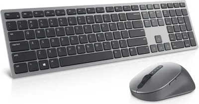 Obrázek produktu pro Dell KM7321W - Standard - RF Wireless + Bluetooth - QWERTY - Grau - Titan - Maus enthalten