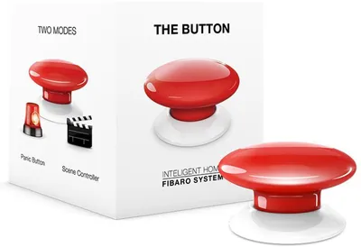 Produktbild von FIBARO - The Button - rot; FIBEFGPB-101-3
