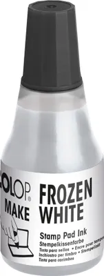 Produktbild von COLOP Stempelfarbe MAKE 25 ml frozen white