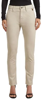 Productafbeelding van G-STAR dames slim fit chino broek, beige, maat 30W x 32L