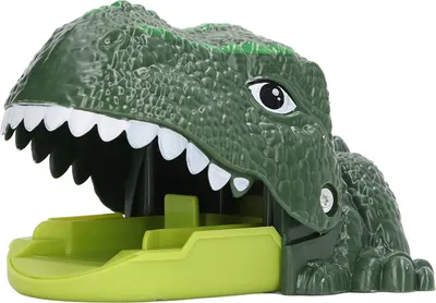 Produktbild von Kinder-Dinosaurier-Auto-Spielset, Trägheitsantrieb, One-Button-Push-Trägerrakete, Spielzeug für Jungen und Mädchen, Grün