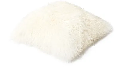 Produktbild von Tibetlamm Kissen Kissenbezug (ohne Inlet) JAY01 Naturweiss 40x40cm