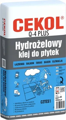 Zdjęcie produktu dla Klej do płytek hydrożelowy Q4 plus 5 kg