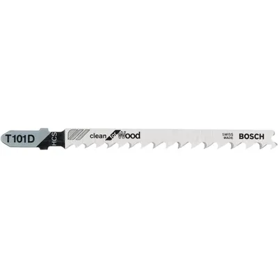 Image de 5 lames pour scie sauteuse Clean for Wood T 101 D - BOSCH - 2608630032