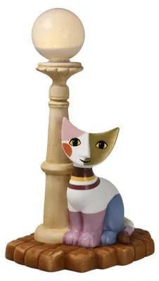 Productafbeelding van Goebel Rosinas Katzenwelt, Rosina Wachtmeister – Kattenbeeld "Chiaro di Luna"