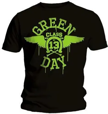 Immagine prodotto di Green Day - Maglietta uomo/donna Unisex RO2348 (XL) (Nero/Verde)