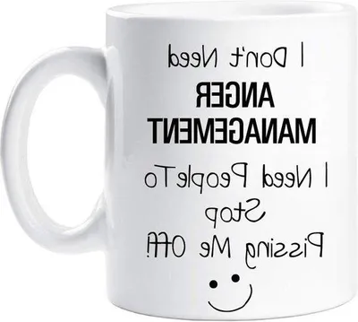 Produktbild von Lustiger Keramikbecher mit Humor für Erwachsene