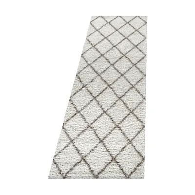 Immagine prodotto di Tappeto a pelo alto ALVOR Cream 80 x 250 cm