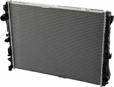 Produktbild von Kühler Motorkühlung Kühlrippen gelötet 640 - 498 mm HELLA für u.a. MB S-KLASSE