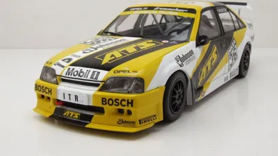 Image de Solido 1:18 Opel Omega EVO 500 modèle réduit #36 jaune 1991 S1809702
