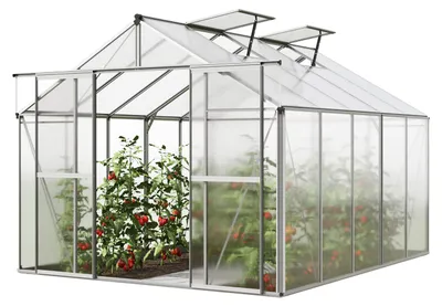 Obrázek produktu pro GFP skleník Orchidee 5 hliníkový rám 256 x 317 cm polykarbonátové desky