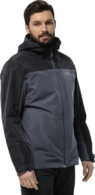 Produktbild von Jack Wolfskin Taubenberg 3in1 Jacke Schwarz,Grau L Herren Schwarz,Grau L