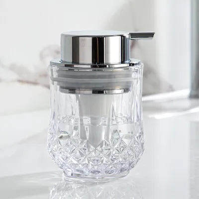 Image de Distributeur de savon moussant, distributeur de savon pour les mains pour la salle de bains
