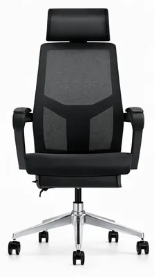Produktbild von Ergonomischer Bürostuhl mit Netzrücken, Kopfstütze und Armlehnen