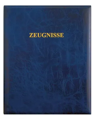 Obrázok produktu pre ROTH Zeugnisringbuch, Kunststoff, DIN A4, dunkelblau