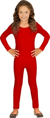 Produktbild von Langer Body rot Kindergröße: 116-128