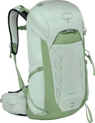 A studio shot of a backpack on a white background.