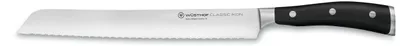 Imagen del producto de Cuchillo para pan Wüsthof Classic Ikon con doble filo de precisión, 23 cm