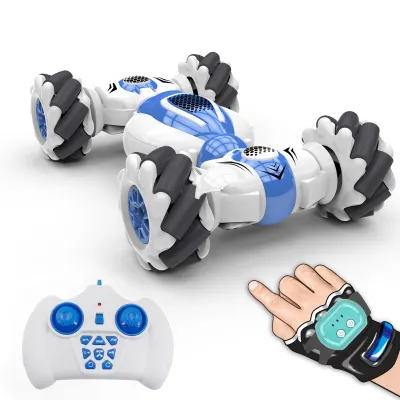 Produktbild von S-012 RC Stunt Car Fernbedienungsuhr Gestensensor Verformbares elektrisches Spielzeugauto Geländegängige Geschwindigkeit 2,4 GHz 4WD 360°-Drehung Wirb