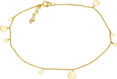 Produktbild von V Fusskette 925/- Sterling Silber 23+3cm gelb 358200028V