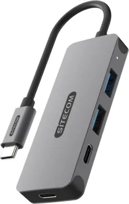 Produktbild von Sitecom Usb-C To 2X Usb-A + 2X Usb-C Hub