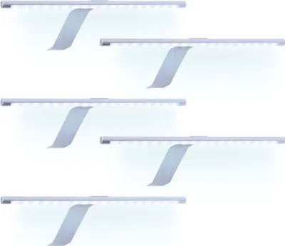 Produktbild von kalb | Runde LED Aufbauleuchten Schrankbeleuchtung 1-6er SET inkl. Netzteil mit/ohne Fußschalter