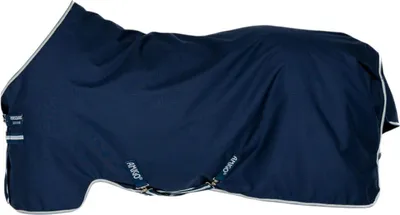 Produktbild von Horseware Ireland Weidedecke Amigo 50g Ripstop 900D Fleece Lined Decke Navy/Titanium Grey 140 cm