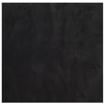 Produktbild von vidaXL Teppich HUARTE Kurzflor Weich und Waschbar Schwarz 240x240 cm