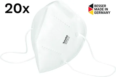 Produktbild von TECHNIMASK 200 20 Stück Community-Maske (Mund- und Nasen-Bedeckung, Germany)