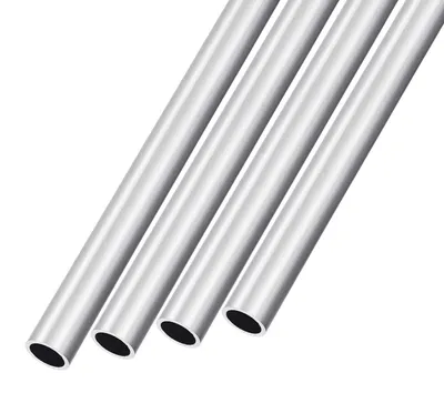 Aluminiumrohr 20x16x300 mm, 4 Stück, rund, für DIY & Möbel