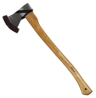 Immagine prodotto di Ascia da taglio legna con manico in legno di hickory, lunghezza 70 cm