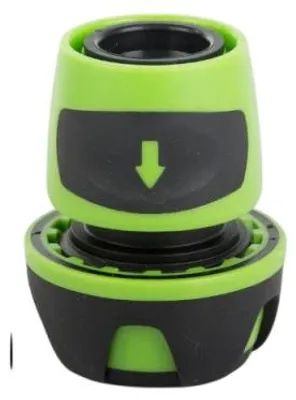 Obrázek produktu pro DIVODV 27913 Rychlospojka s průchodkou pro zahradní hadici 3/4", černo-zelená