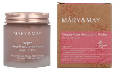 Produktbild von Mary & May Rose Hyaluronic Hydra Wash Off Pack